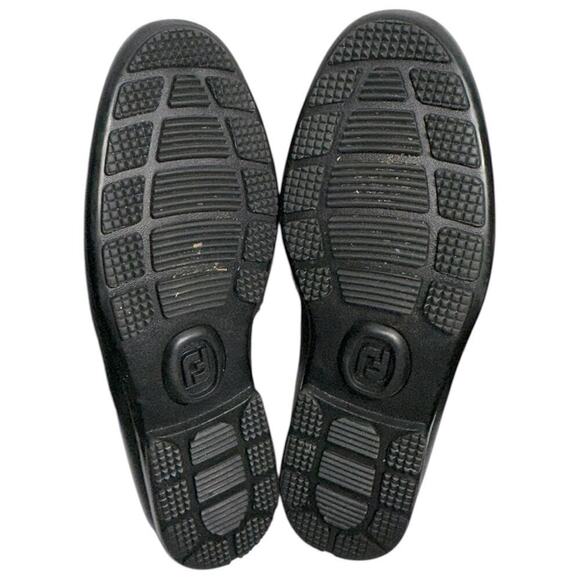 FootJoy FJ Men’s Size 9.5 Waxy Black Leather Club Casuals Loafers Golf Shoes main image 11